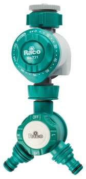 Таймер RACO для подачи воды, механический, в комплекте с распределителем двухканальным 