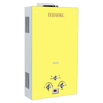 Газовый проточный водонагреватель ГПВС-10 (ГПВС-10-Ж1) (желтая) ТЕПЛОКС 