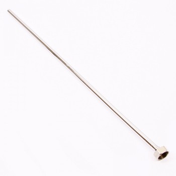 Трубка хромированная 10 мм с накидной гайкой 1/2" 30 см 