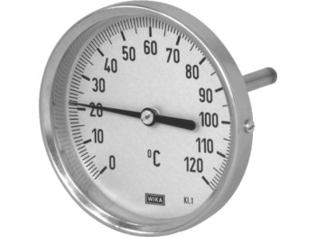 Термометр сантехнический из нержавейки (0-120 гр) (Y-63A-50-120) 