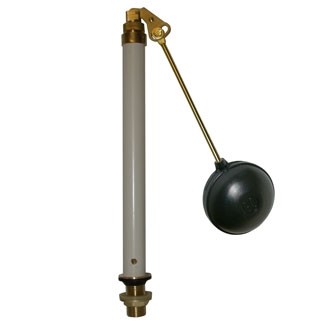 Клапан шаровый для унитаза вертикальный с поплавком 1/2"  RR 