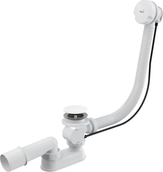 Обвязка cифон для ванны автомат Alcaplast пластик длина 57 см A51BM 
