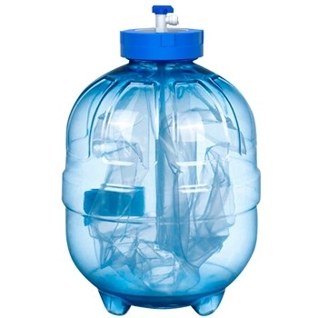 Накопительный бак пластиковый для обратного осмоса ( объем 3.2 Gal ) прозрачный 