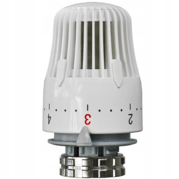 Термоголовка для радиатора Жидкостная белая ViEiR VR1126 