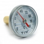 Термометр "малый", с гильзой, 1/4"(0°С - 80°С) Y-40T-80