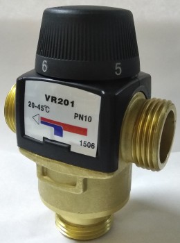 Термостатический смесител. клапан для теплого пола 1"VR201  ViEiR 